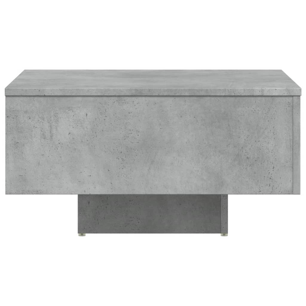 Stolić za kavu boja betona 60 x 60 x 31,5 cm konstruirano drvo