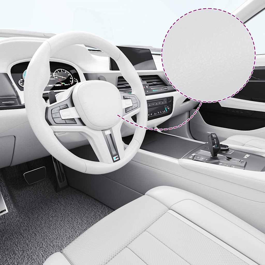 Folije za automobil 2 kom mat bijele 100 x 150 cm + 50 x 150 cm