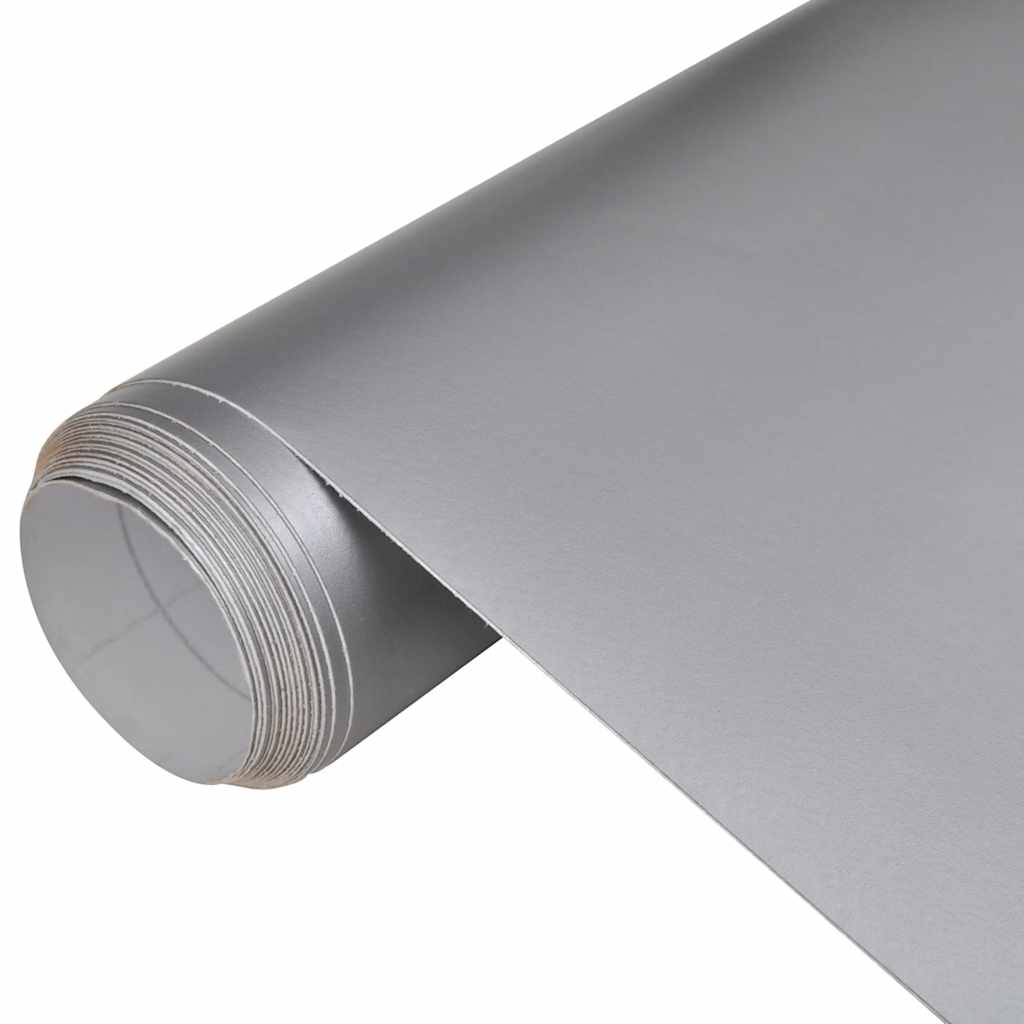 Folija za automobil mat srebrna 100 x 150 cm
