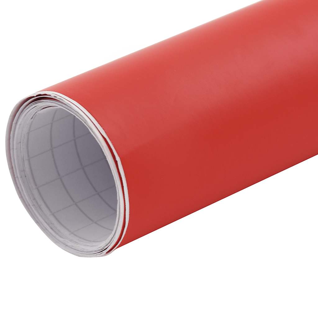 Folije za automobil 2 kom mat crvene 100 x 150 cm