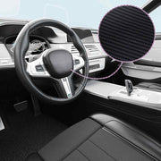 Folije za automobil 2 kom 3D crne 100 x 150 cm + 50 x 150 cm