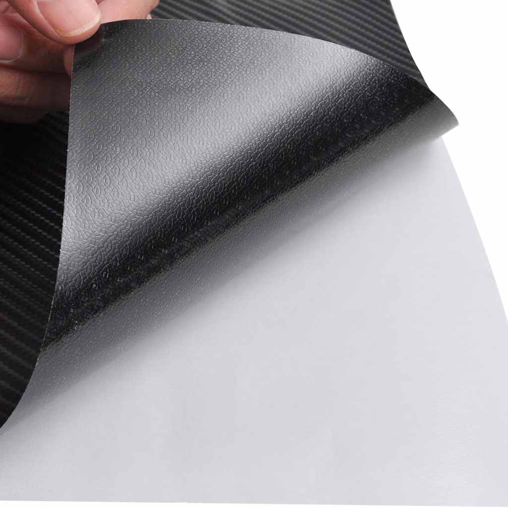 Folije za automobil 2 kom 4D crne 100 x 150 cm + 50 x 150 cm