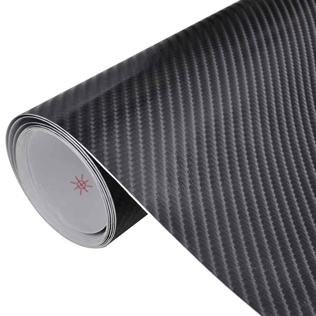Folije za automobil 2 kom 4D crne 100 x 150 cm