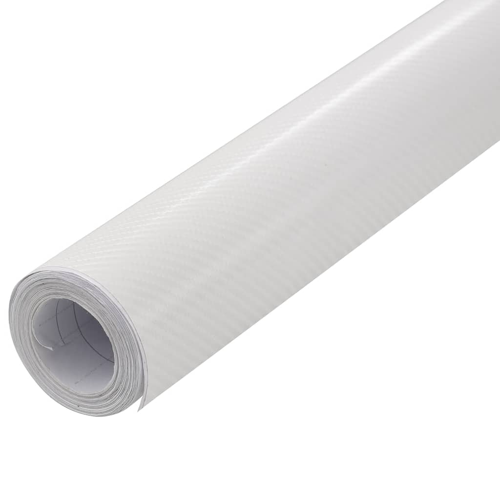 Folije za automobil 2 kom 4D bijele 100 x 150 cm