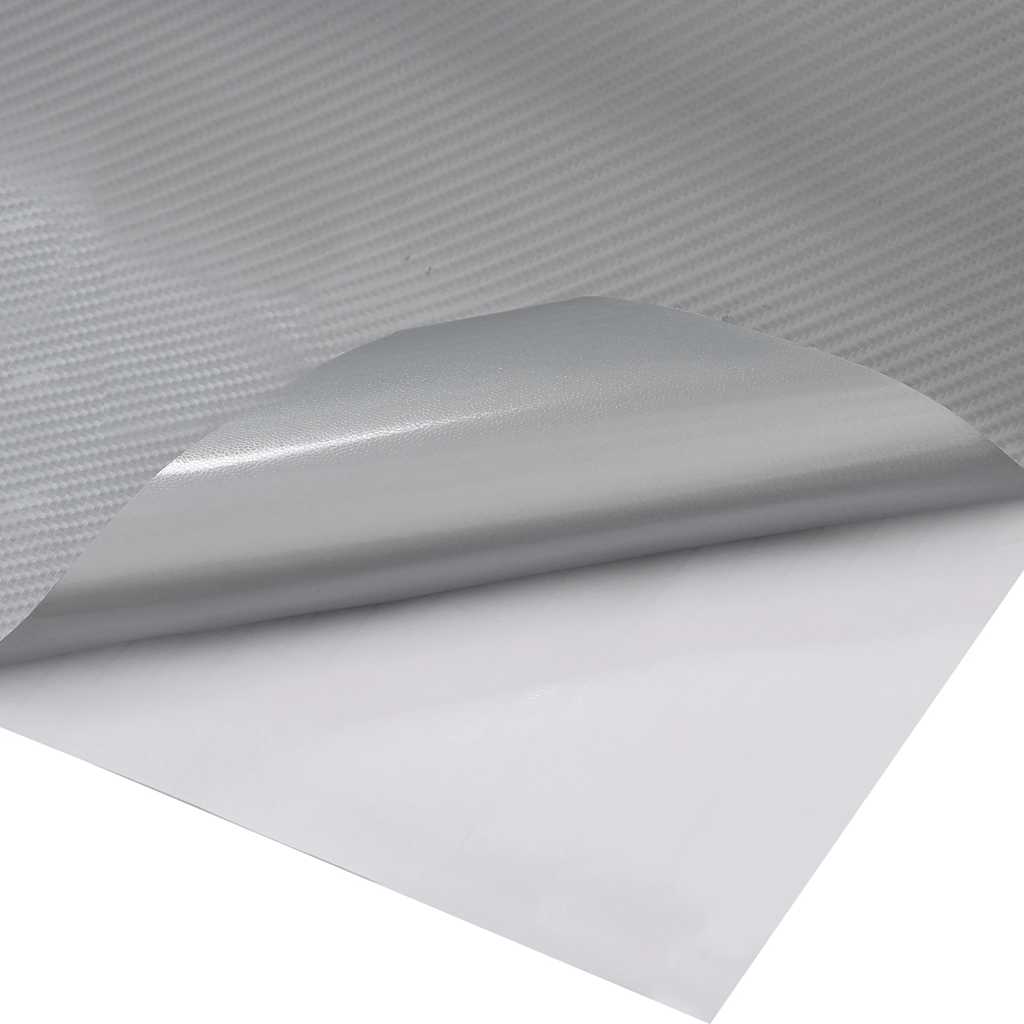 Folija za automobil 4D srebrna 100 x 150 cm
