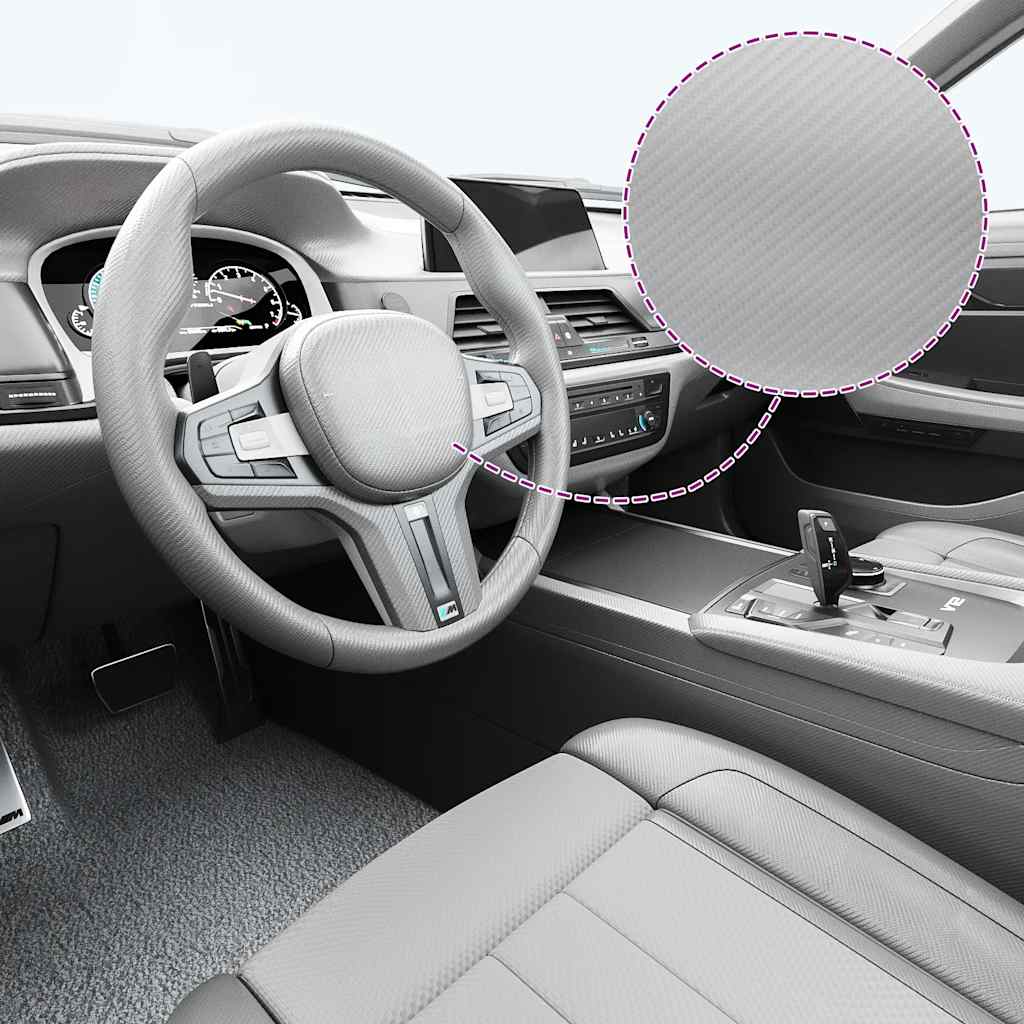 Folija za automobil 4D srebrna 100 x 150 cm