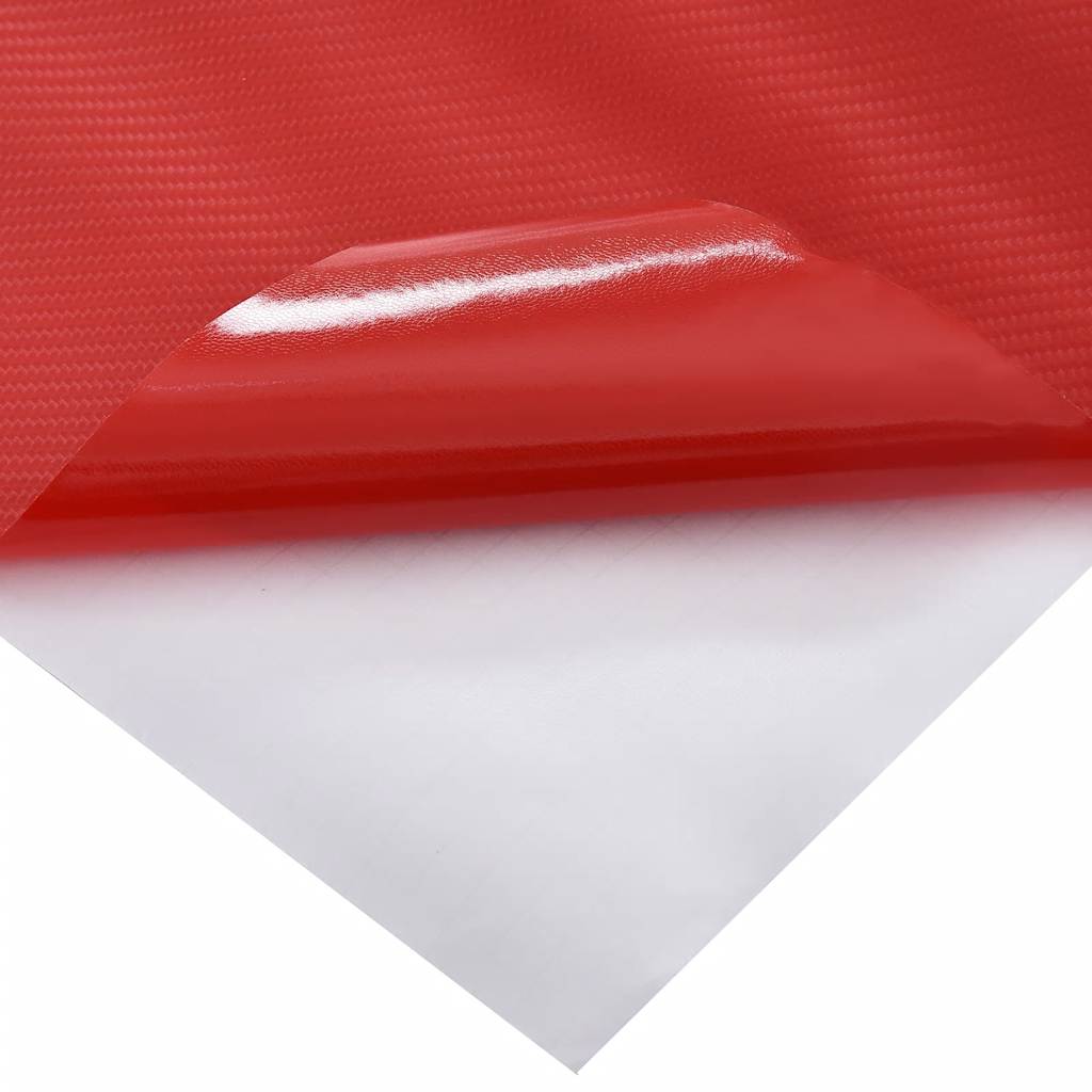 Folije za automobil 2 kom 4D crvene 100 x 150 cm