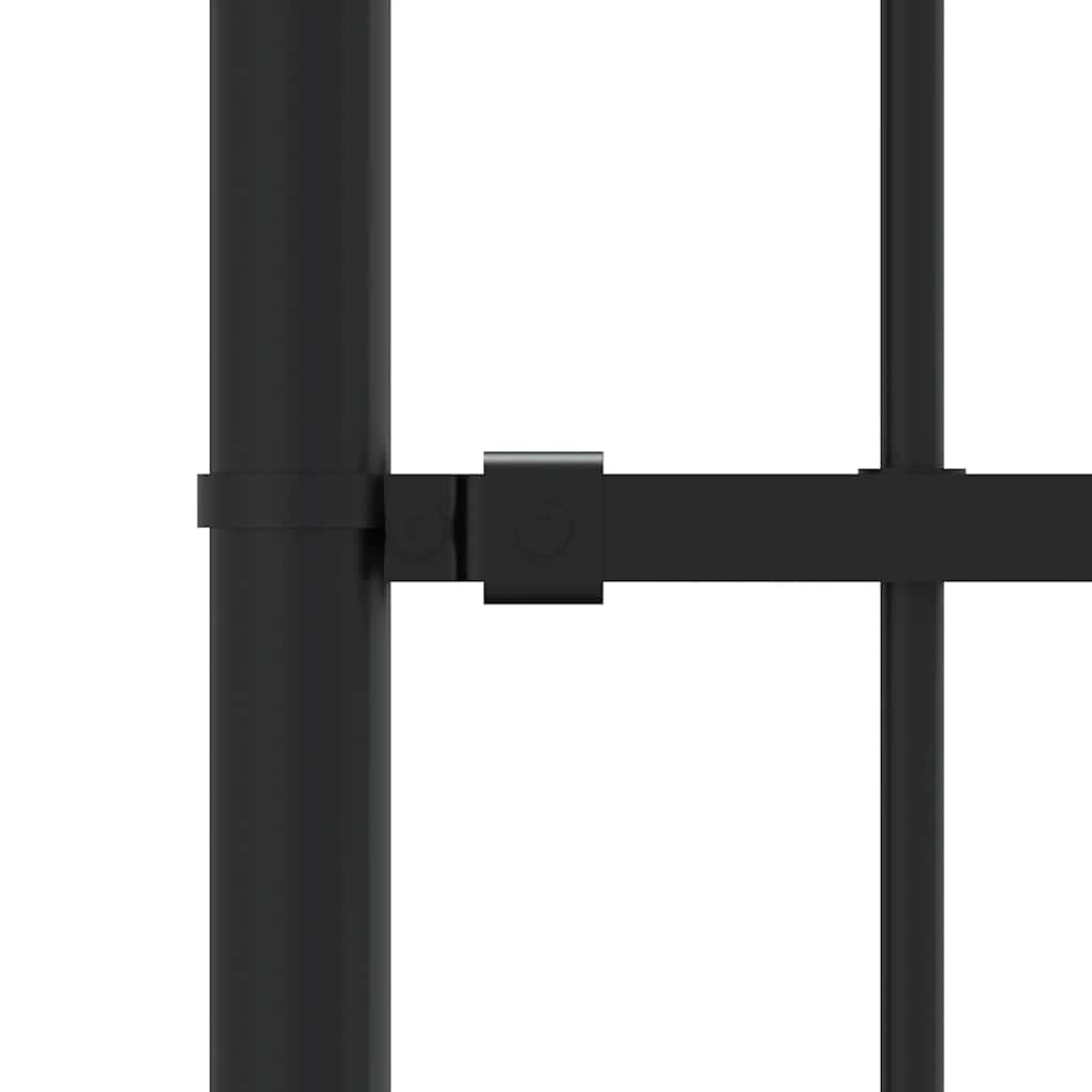 Vrtna ograda Woerden s vrhom koplja crna 240x125 cm čelična