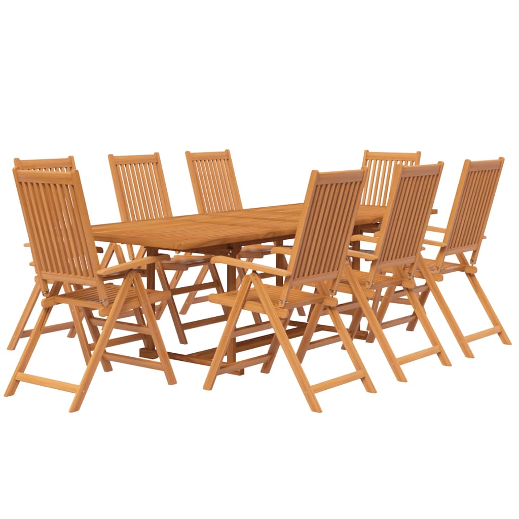 7-dijelni vrtni blagovaonski set od masivnog bagremovog drva 160-240 cm