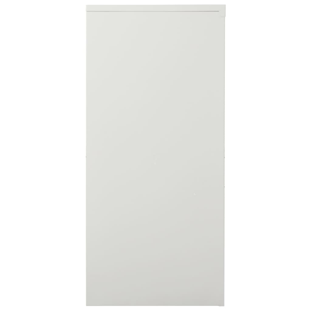 Ormarić s kliznim vratima svjetlosivi 90 x 40 x 90 cm čelični