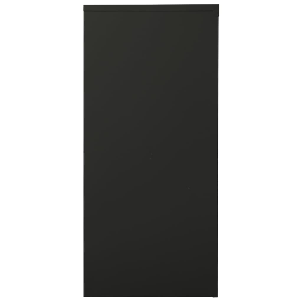 Ormarić s kliznim vratima antracit 90 x 40 x 90 cm čelični