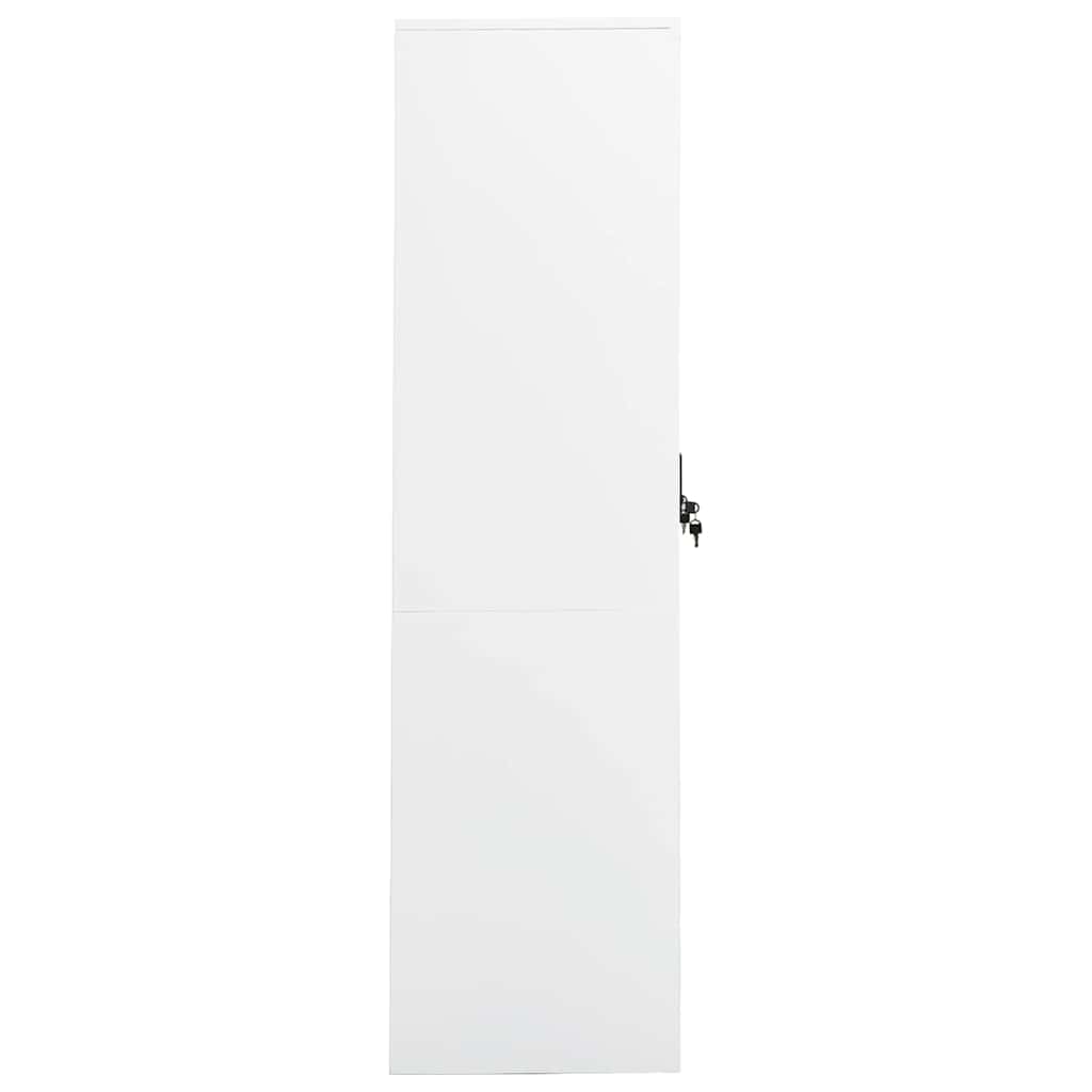 Ormar bijeli 80 x 50 x 180 cm čelični