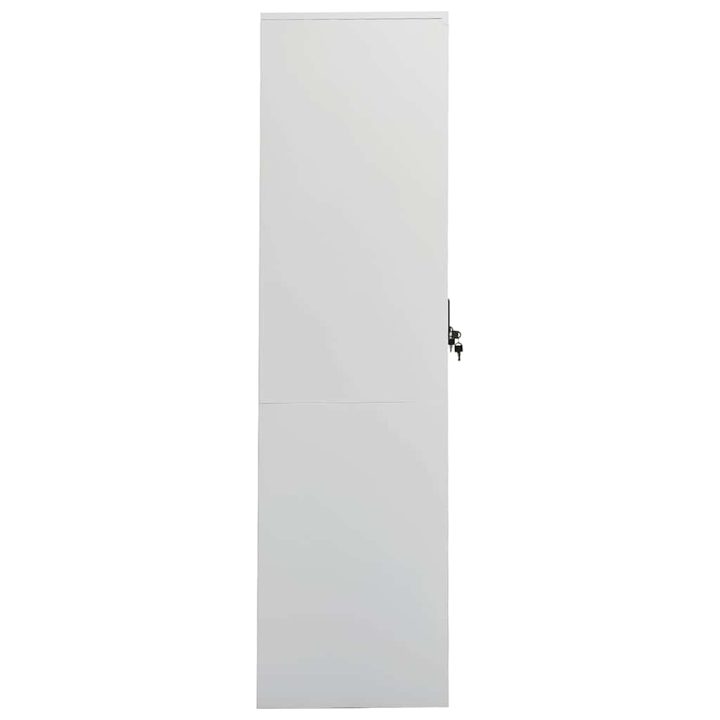 Ormar svjetlosivi 80 x 50 x 180 cm čelični