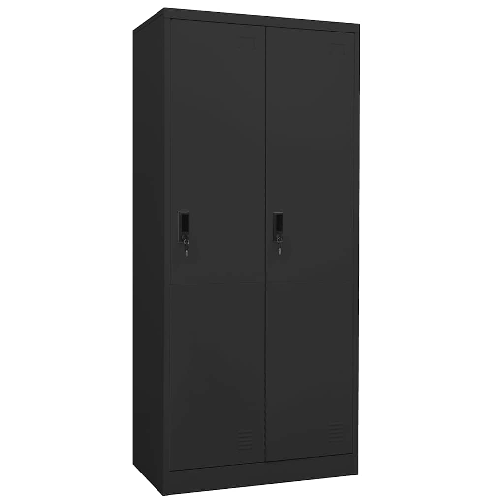 Ormar antracit 80 x 50 x 180 cm čelični