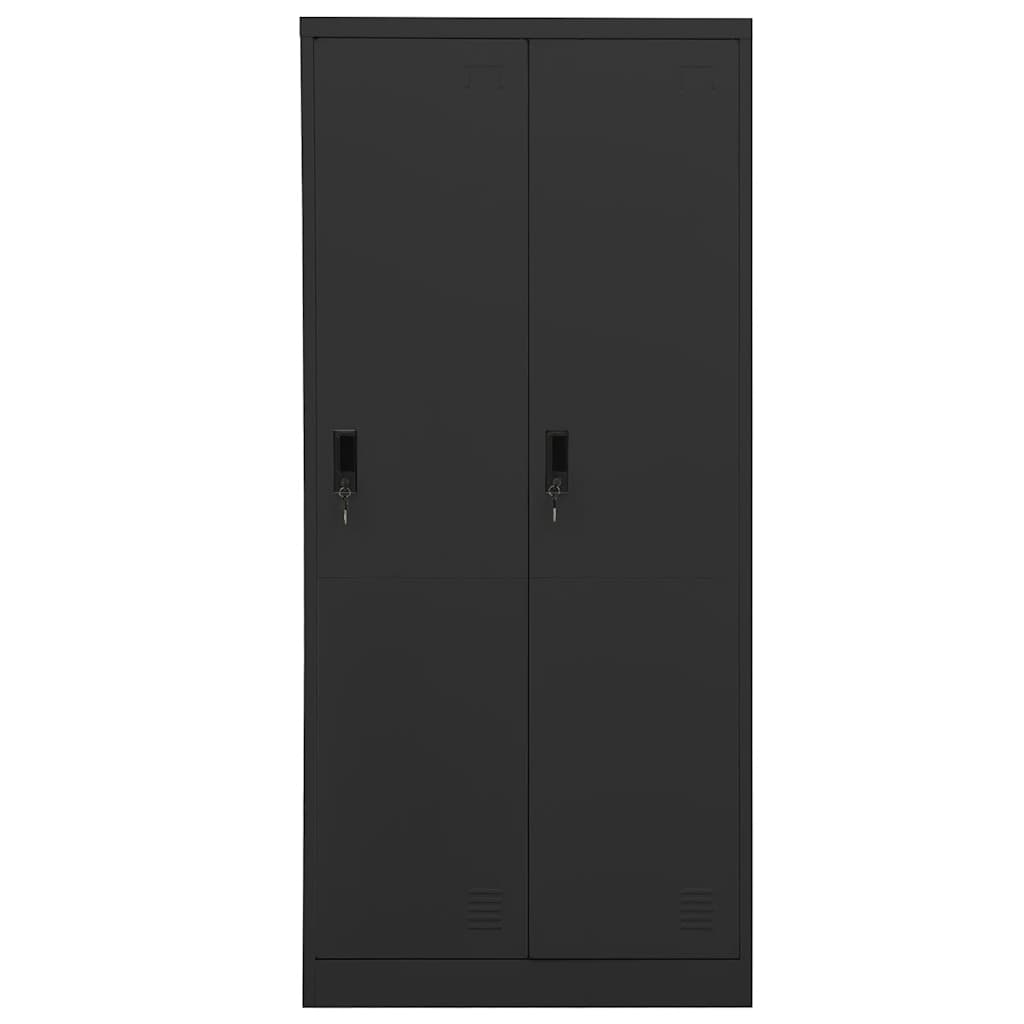 Ormar antracit 80 x 50 x 180 cm čelični