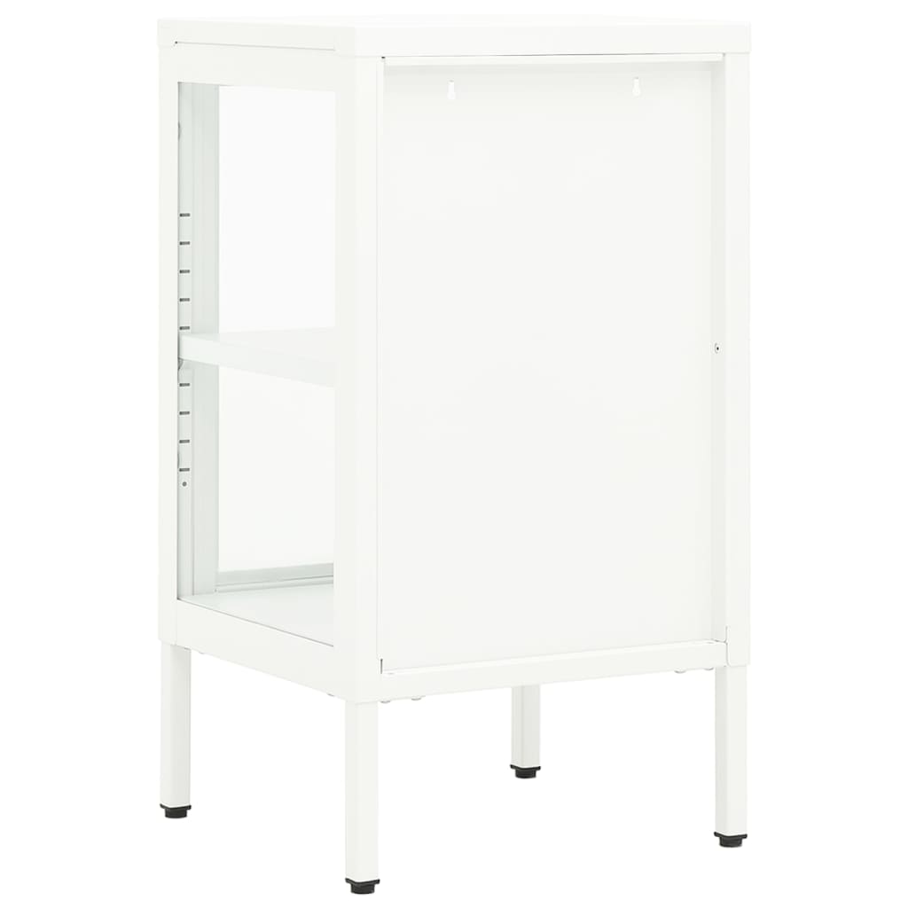 Komoda 38 x 35 x 70 cm od metala i stakla