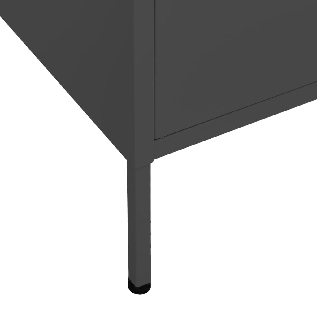 Ormarić za pohranu antracit 80 x 35 x 101,5 cm čelični