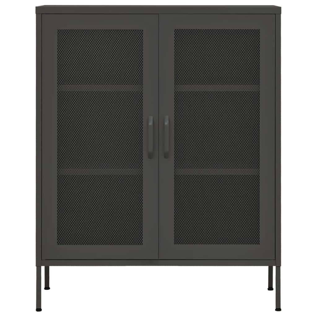 Ormarić za pohranu antracit 80 x 35 x 101,5 cm čelični