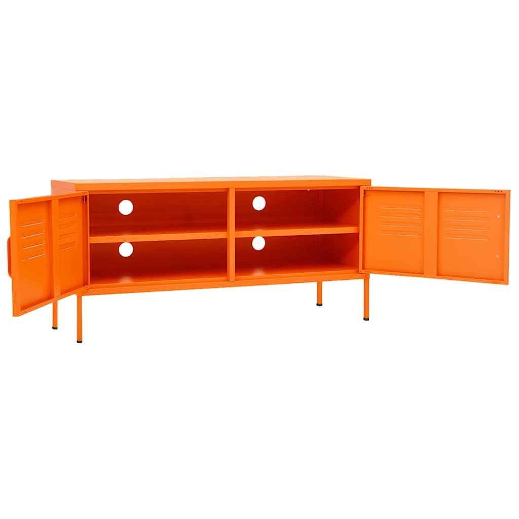 TV ormarić narančasti 105 x 35 x 50 cm čelični