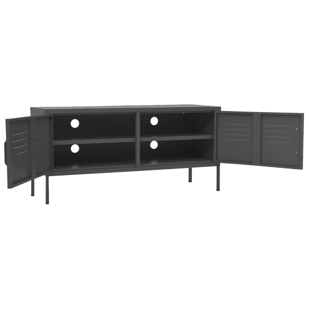 TV ormarić antracit 105 x 35 x 50 cm čelični