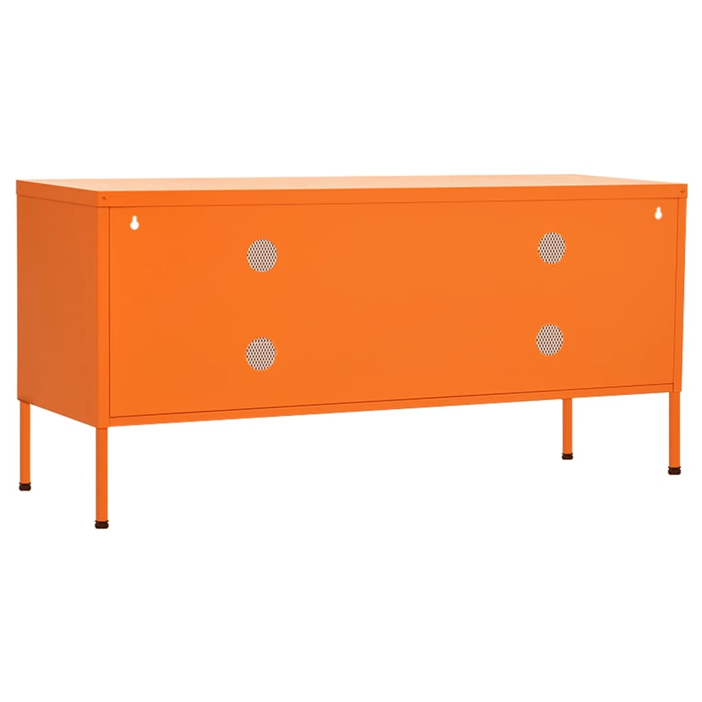 TV ormarić narančasti 105 x 35 x 50 cm čelični
