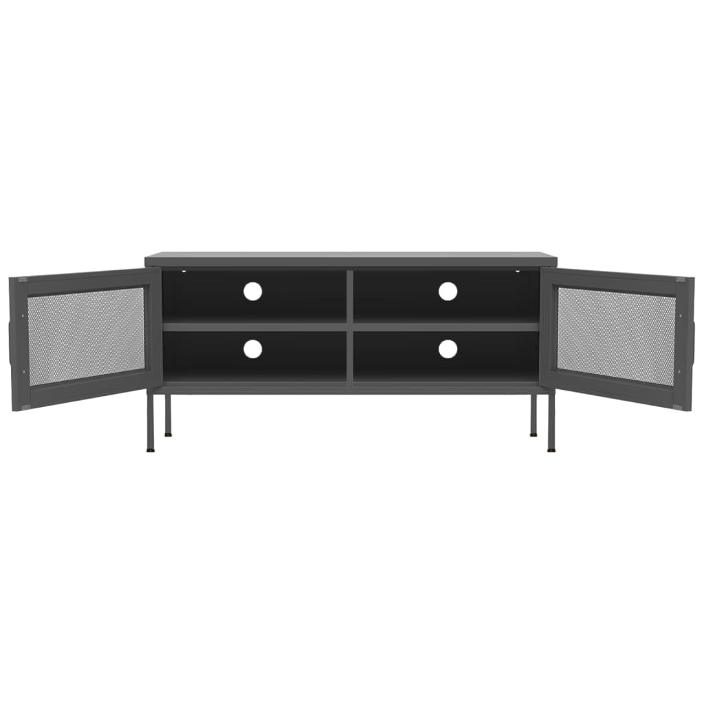 TV ormarić antracit 105 x 35 x 50 cm čelični