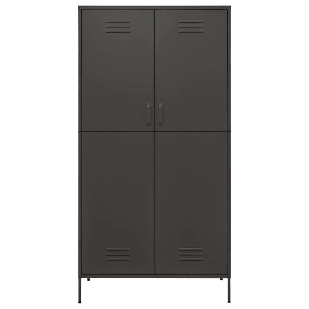 Ormar antracit 90 x 50 x 180 cm čelični