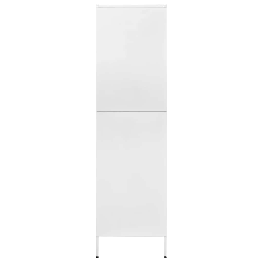 Ormar bijeli 90 x 50 x 180 cm čelični