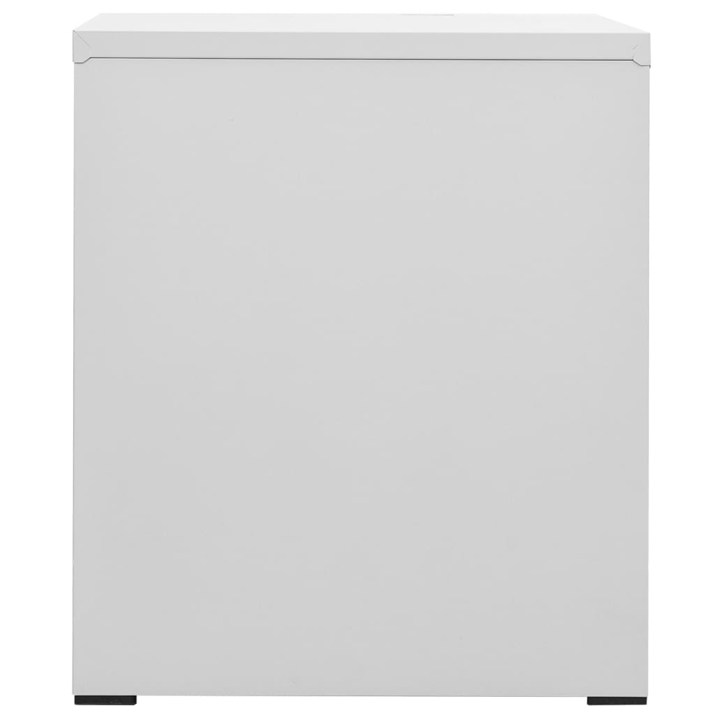 Ormarić za spise svjetlosivi 46 x 62 x 72,5 cm čelični