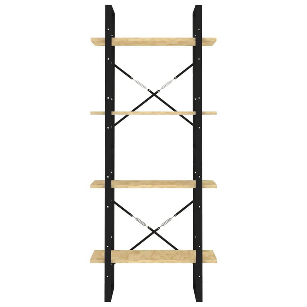 Ormarić za knjige s 4 razine 60 x 30 x 140 cm masivna borovina