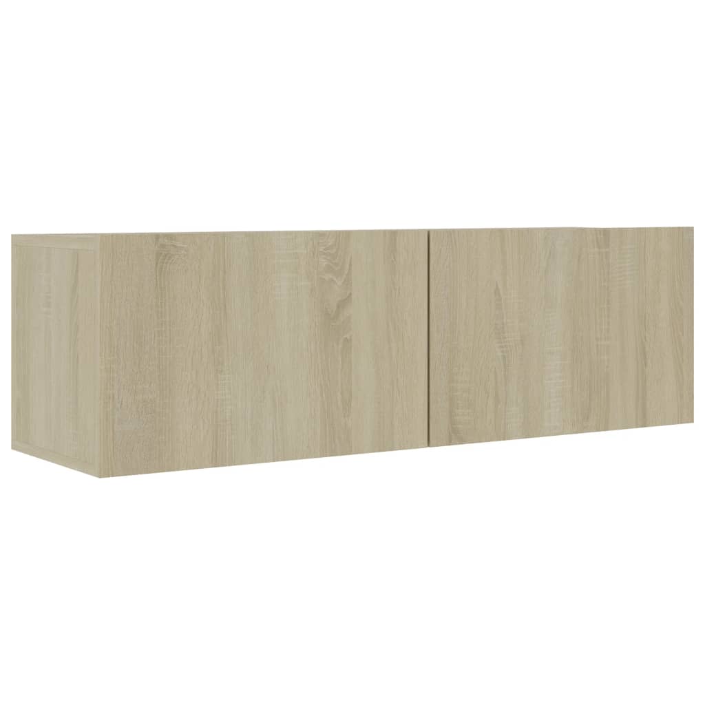 TV ormarići 4 kom boja hrasta 100x30x30 cm konstruirano drvo