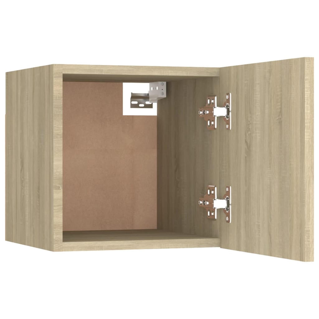 Noćni ormarić boja hrasta 30,5 x 30 x 30 cm konstruirano drvo