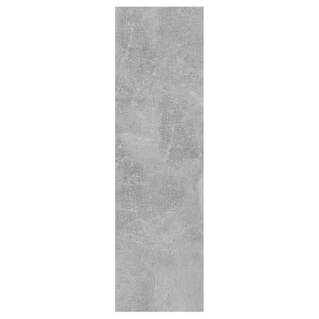 Zidna polica siva boja betona 75 x 16 x 55 cm konstruirano drvo