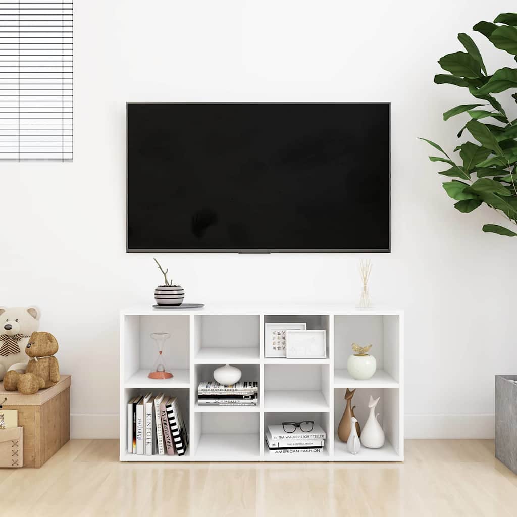 Klupa za cipele bijela 103 x 30 x 55 cm od konstruiranog drva