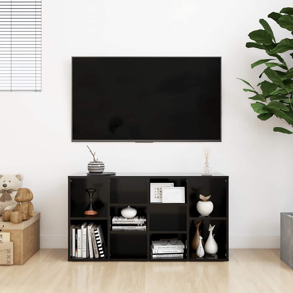 Klupa za cipele crna 103 x 30 x 55 cm od konstruiranog drva