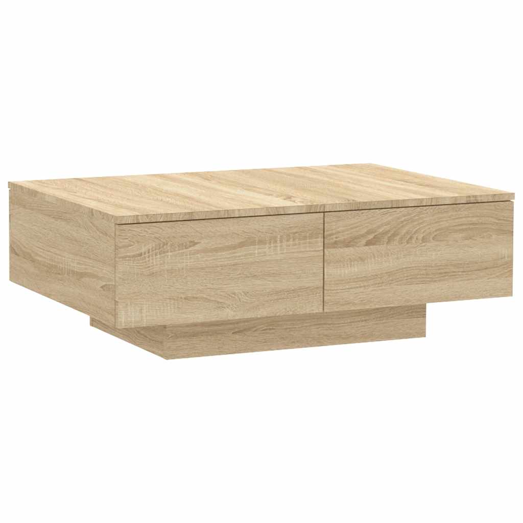 Stolić za kavu boja hrasta sonome 90x60x31 cm konstruirano drvo