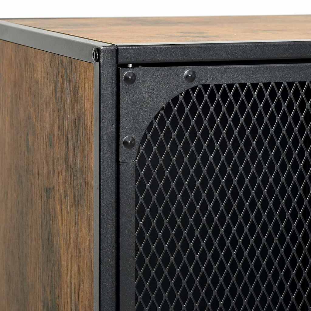 TV ormarić rustični smeđi 105 x 36 x 47 cm od metala i MDF-a