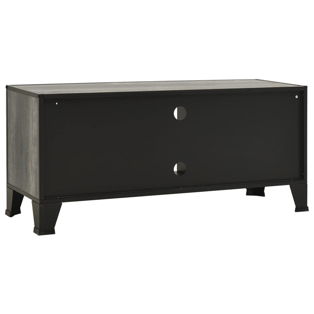 TV ormarić sivi 105 x 36 x 47 cm od metala i MDF-a