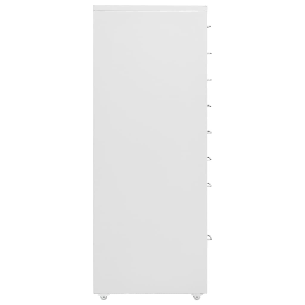 Mobilni ormarić za spise sivi 28 x 41 x 109 cm metalni