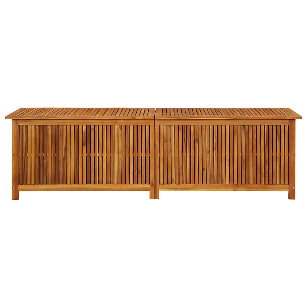 Vrtna kutija za pohranu 200 x 50 x 58 cm masivno bagremovo drvo