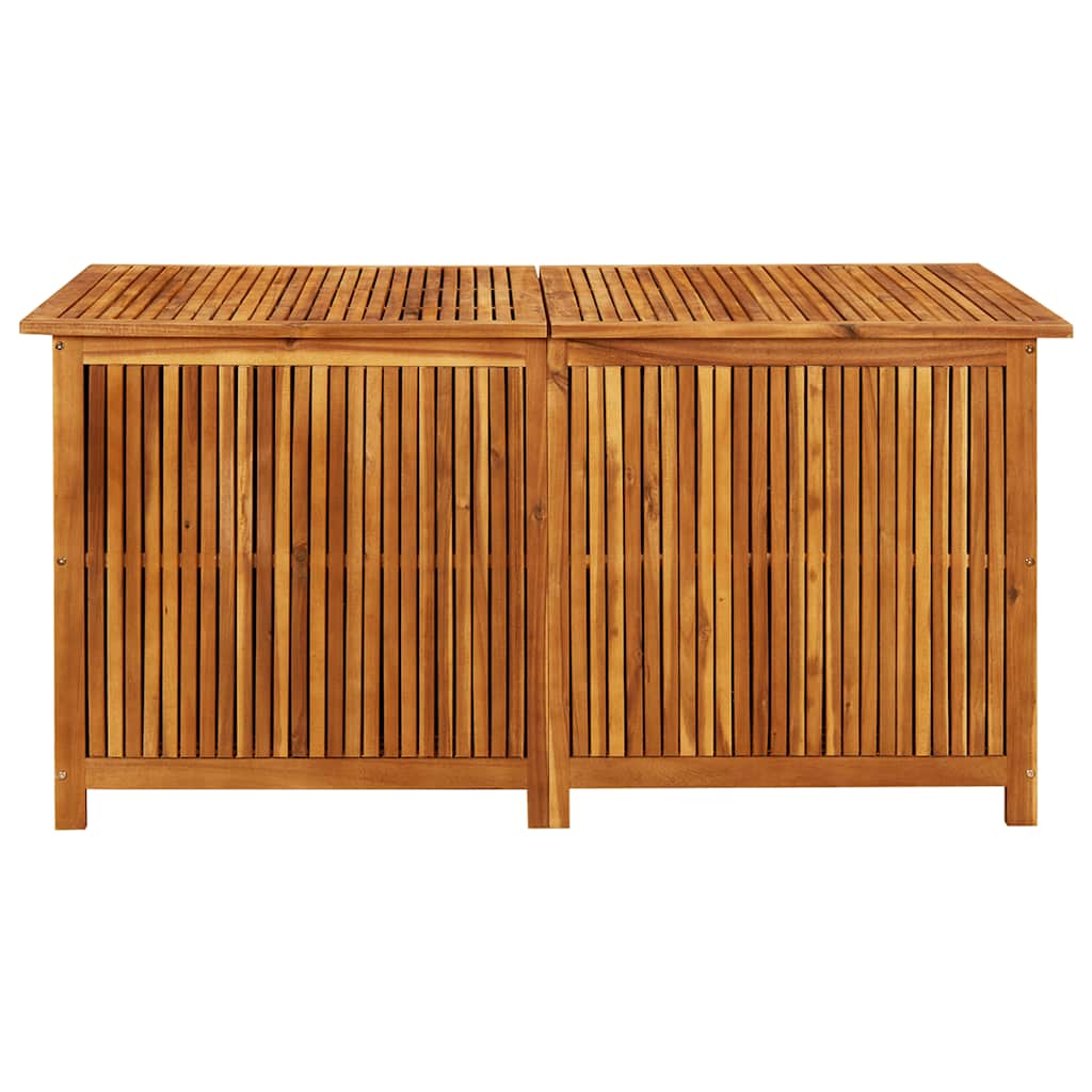 Vrtna kutija za pohranu 150 x 80 x 75 cm masivno bagremovo drvo