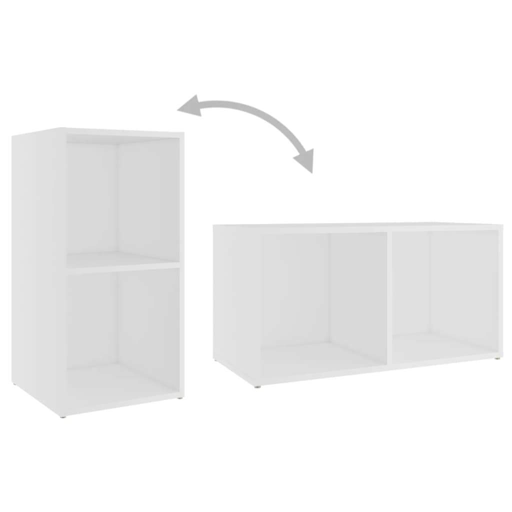 TV ormarići 2 kom bijeli 72 x 35 x 36,5 cm konstruirano drvo