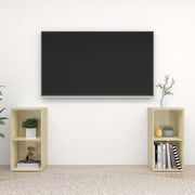 TV ormarići 2 kom boja hrasta 72x35x36,5 cm konstruirano drvo