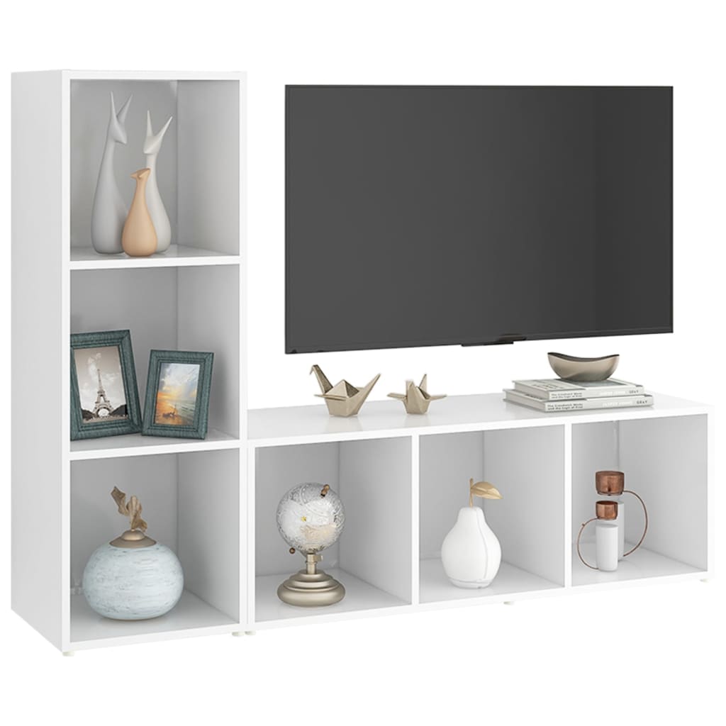 TV ormarići 2 kom bijeli 107 x 35 x 37 cm od konstruiranog drva