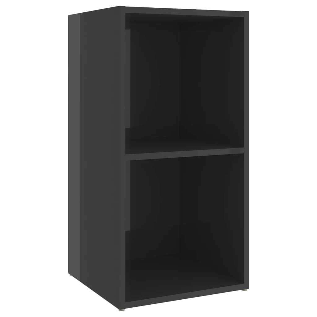 TV ormarići 2 kom sjajni sivi 72x35x36,5 cm konstruirano drvo