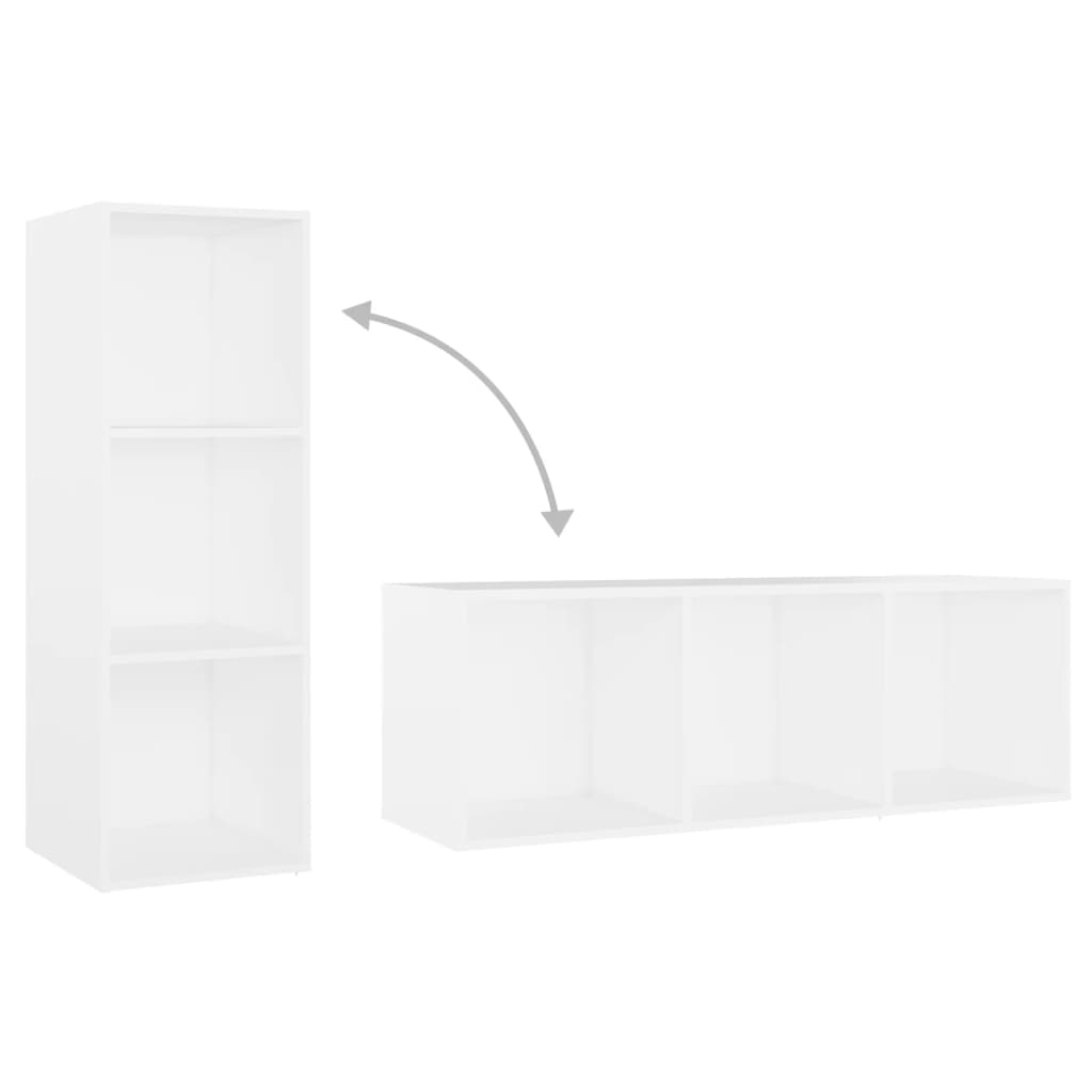 TV ormarići 4 kom bijeli 107 x 35 x 37 cm od konstruiranog drva