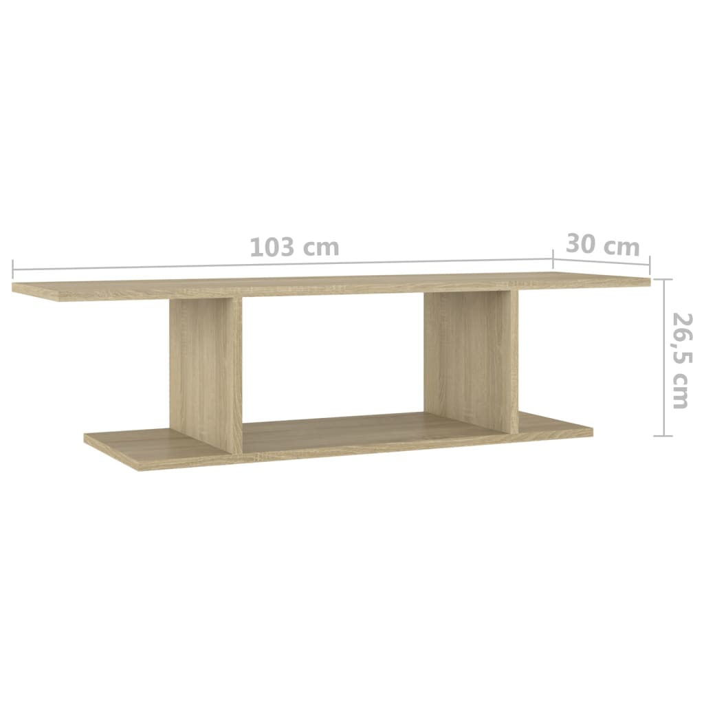 Zidni TV ormarić boja hrasta sonome 103 x 30 x 26,5 cm