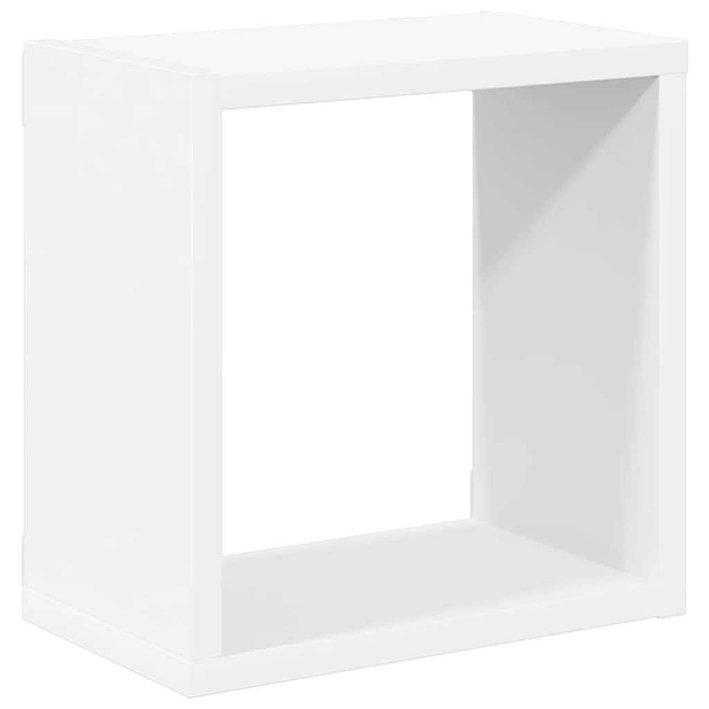 Kockaste zidne police 6 kom sive 26 x 15 x 26 cm