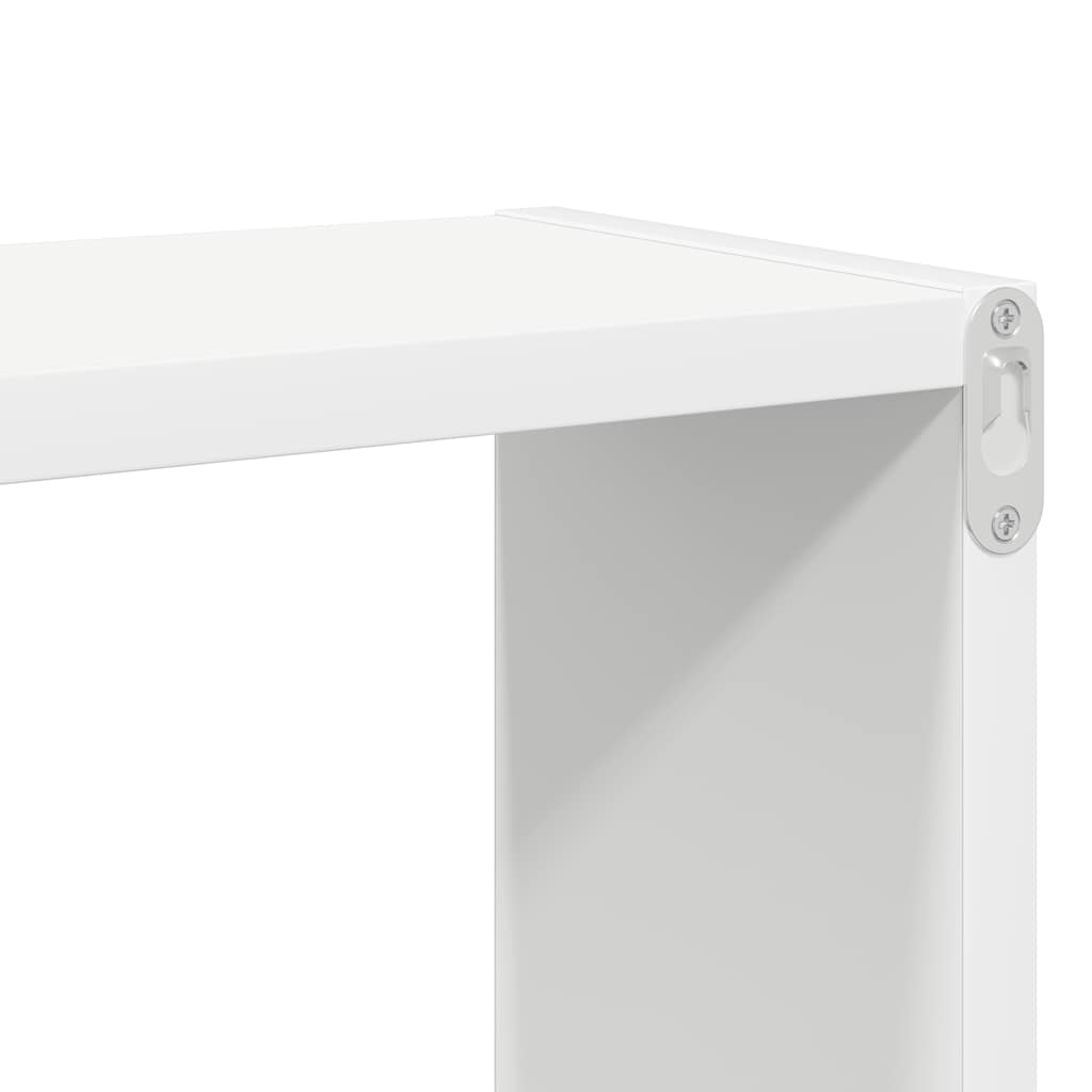 Kockaste zidne police 6 kom sive 26 x 15 x 26 cm