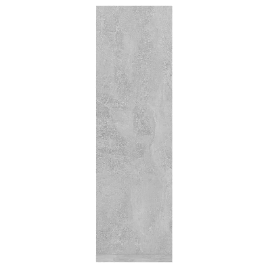 Zidne police 2 kom boja betona 50x15x50 cm konstruirano drvo